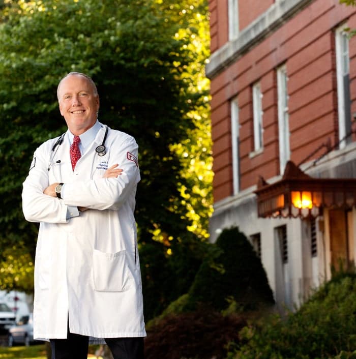 Providence, R.I., attracted Louis Rice, M.D., with a great job opportunity­—and the added bonus of being close to the ocean in a beautiful location. As for sports? “I’m still a suffering Cleveland Browns fan,” Rice says.