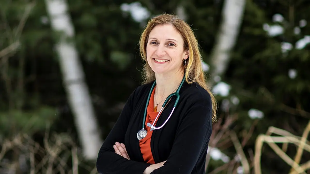 Ask colleagues about their professional achievements— but stay away from anything personal you find on social media, recommends Stacy Potts, M.D. - Photo by Mike Hendrickson