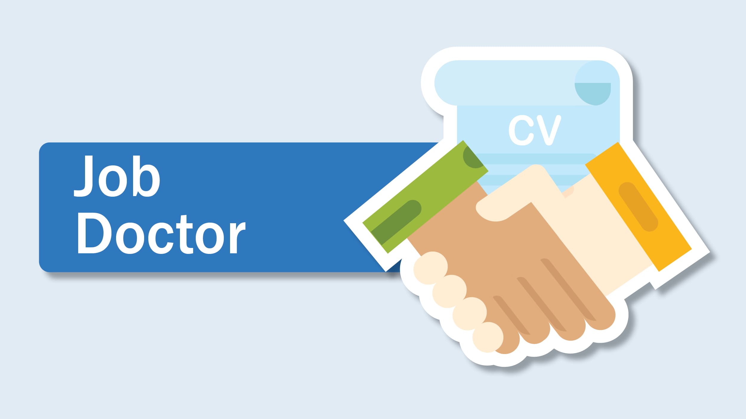 Job Doctor icon for physician job search questions