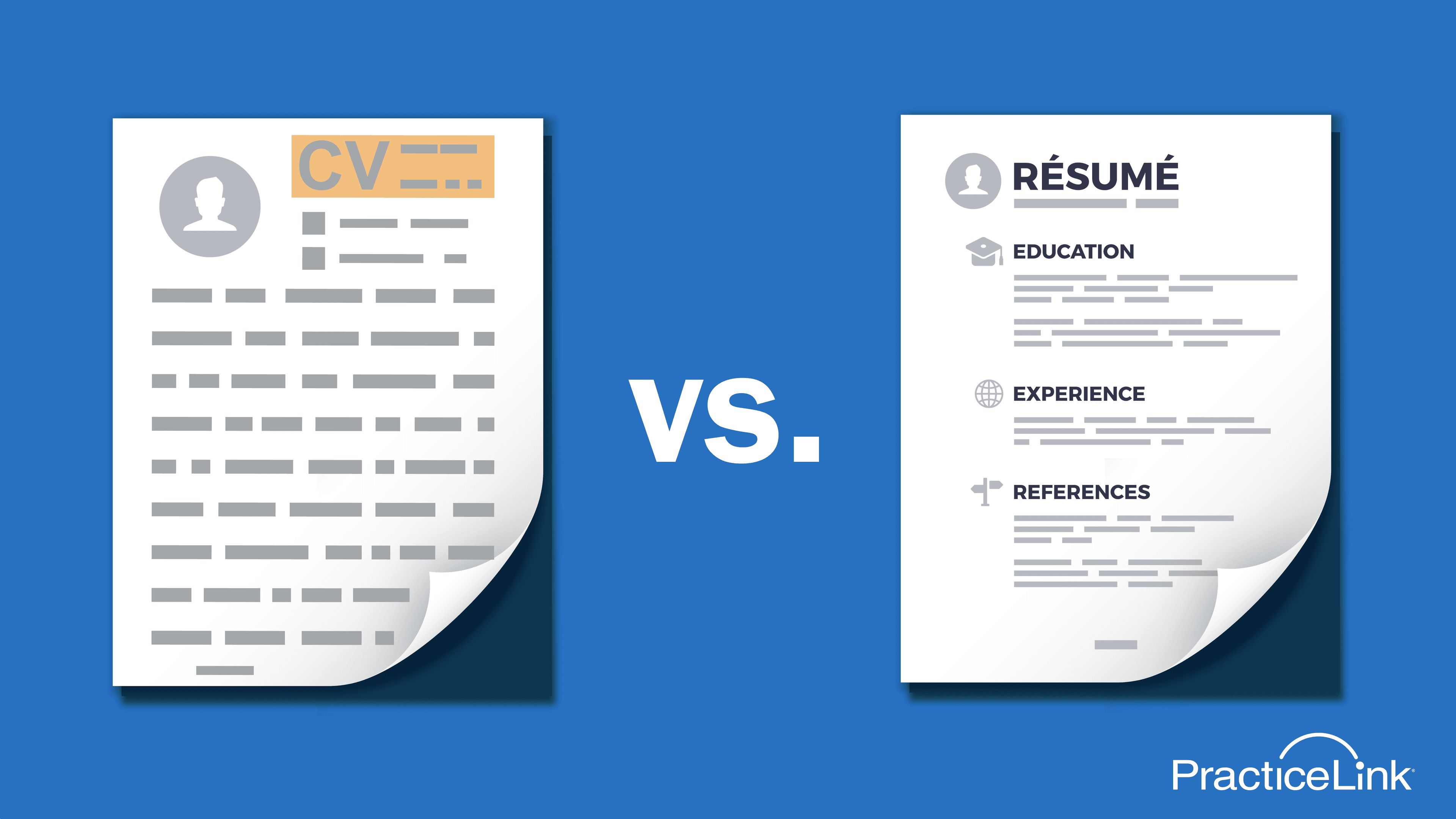 There are differences between a cv and resume, but some differences can be subtle. Figure out which to use when and how to format them.