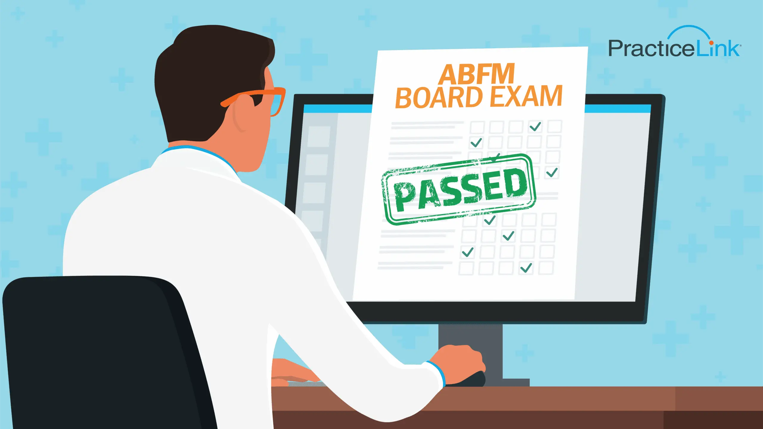 A physician researching what is the pass rate for the ABFM board exam.